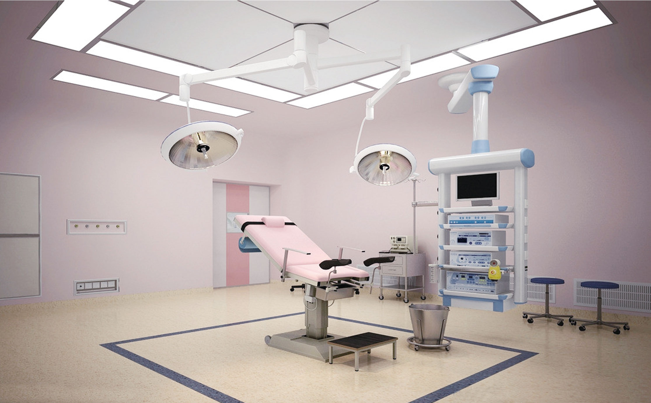>Requirements of clean laminar flow hood and air supply ceiling in operating room of hospital