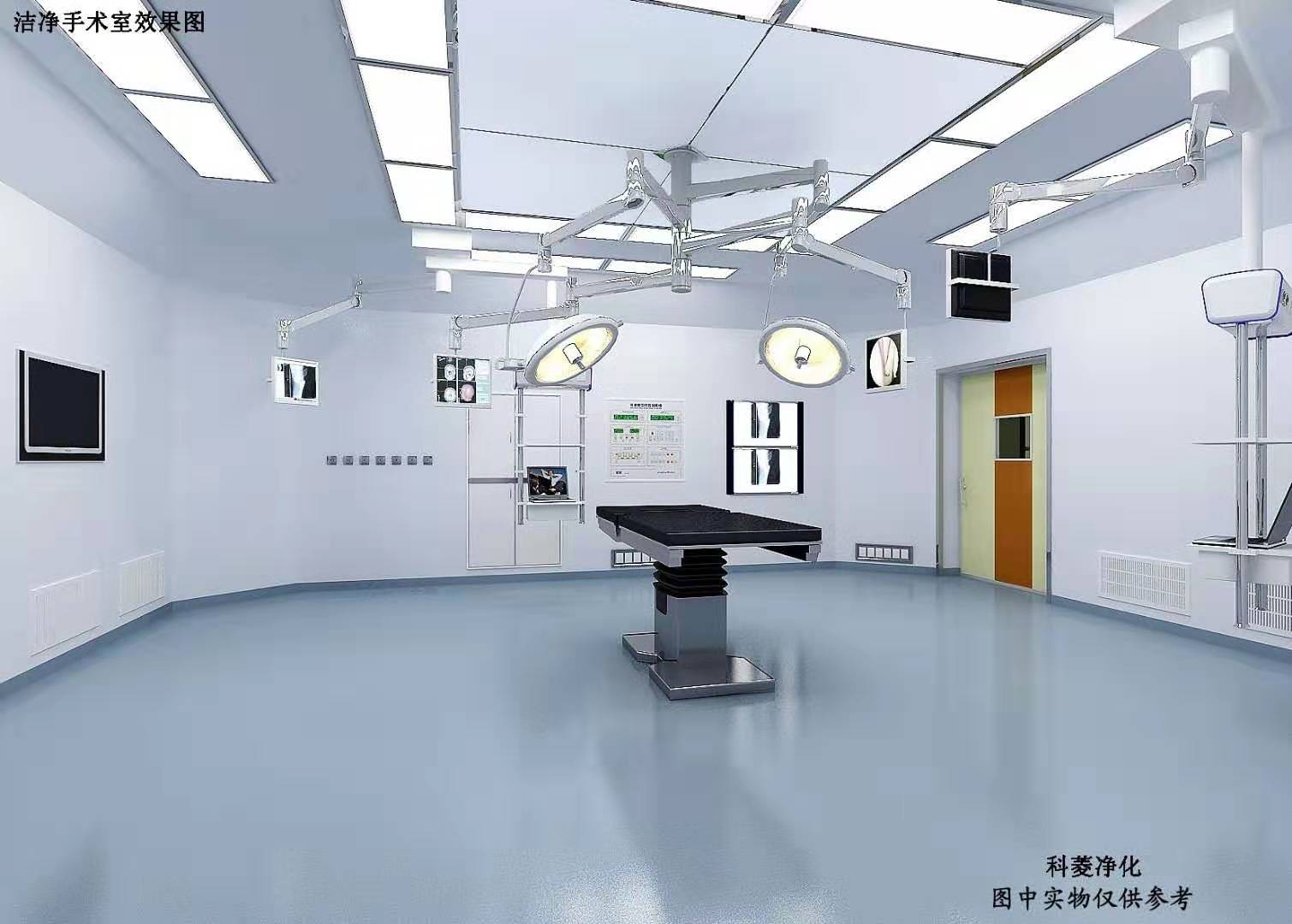Laminar flow purification system in operating room
