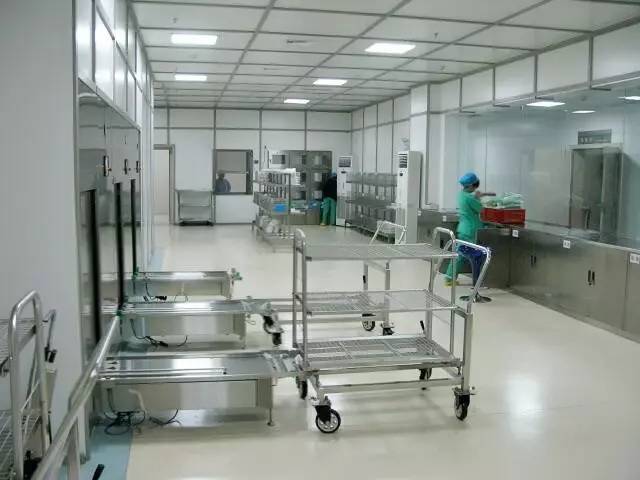 Purification level of disinfection supply room