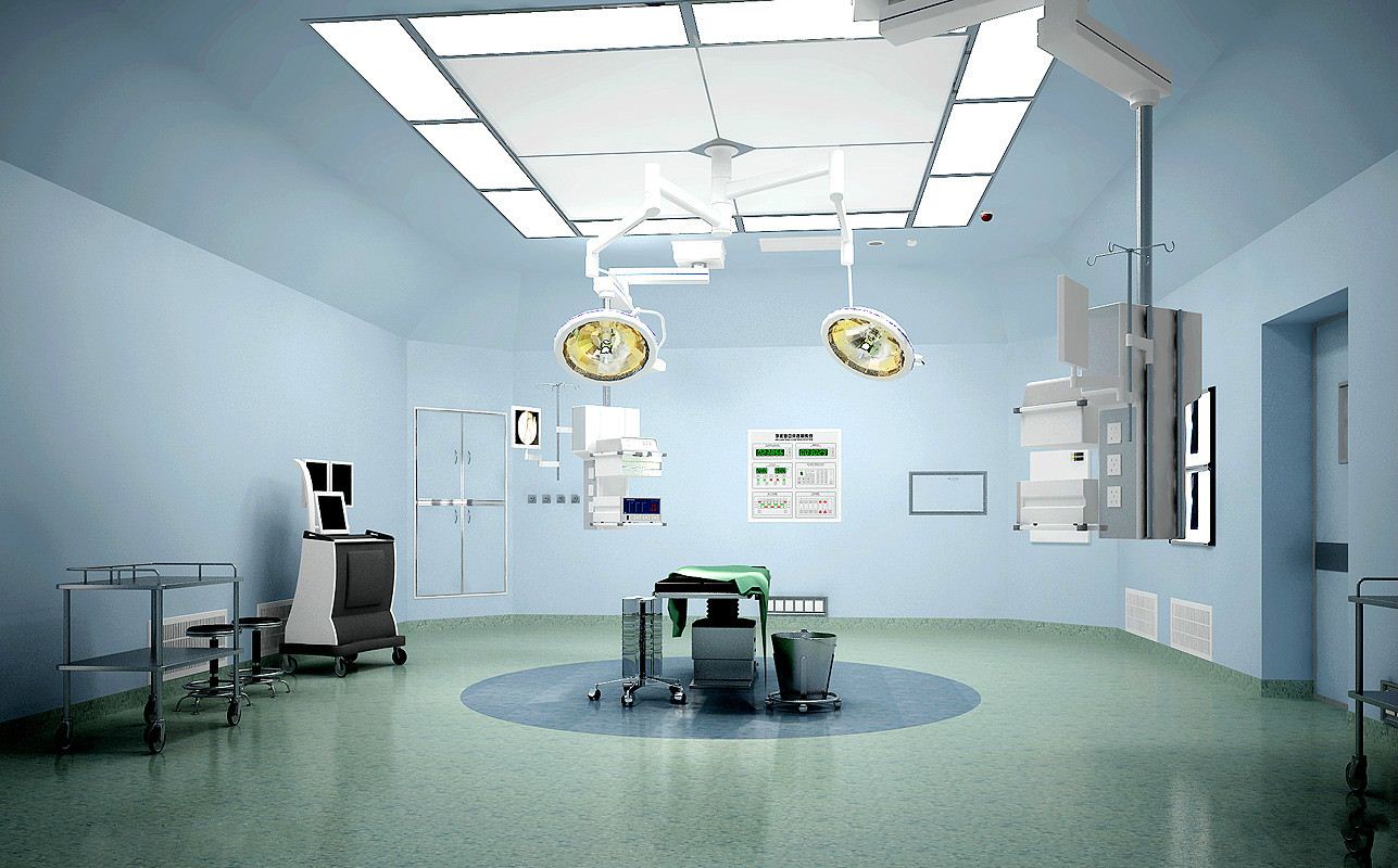 Decoration design of laminar flow operating room